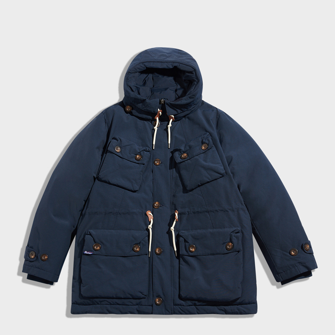 Penfield Navy Mountain Poacket Parka Coats