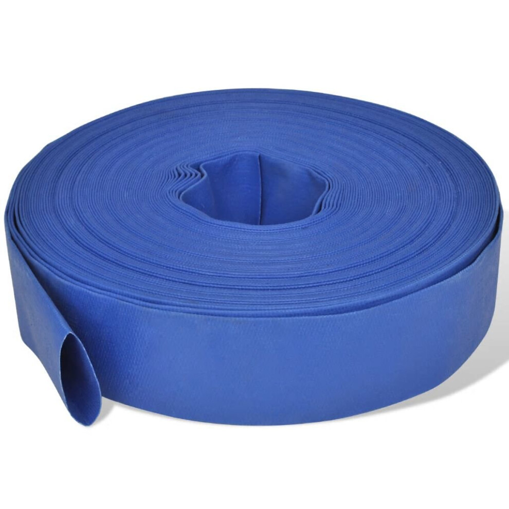 VidaXL Flat Hose 50 m 2" PVC Water Delivery