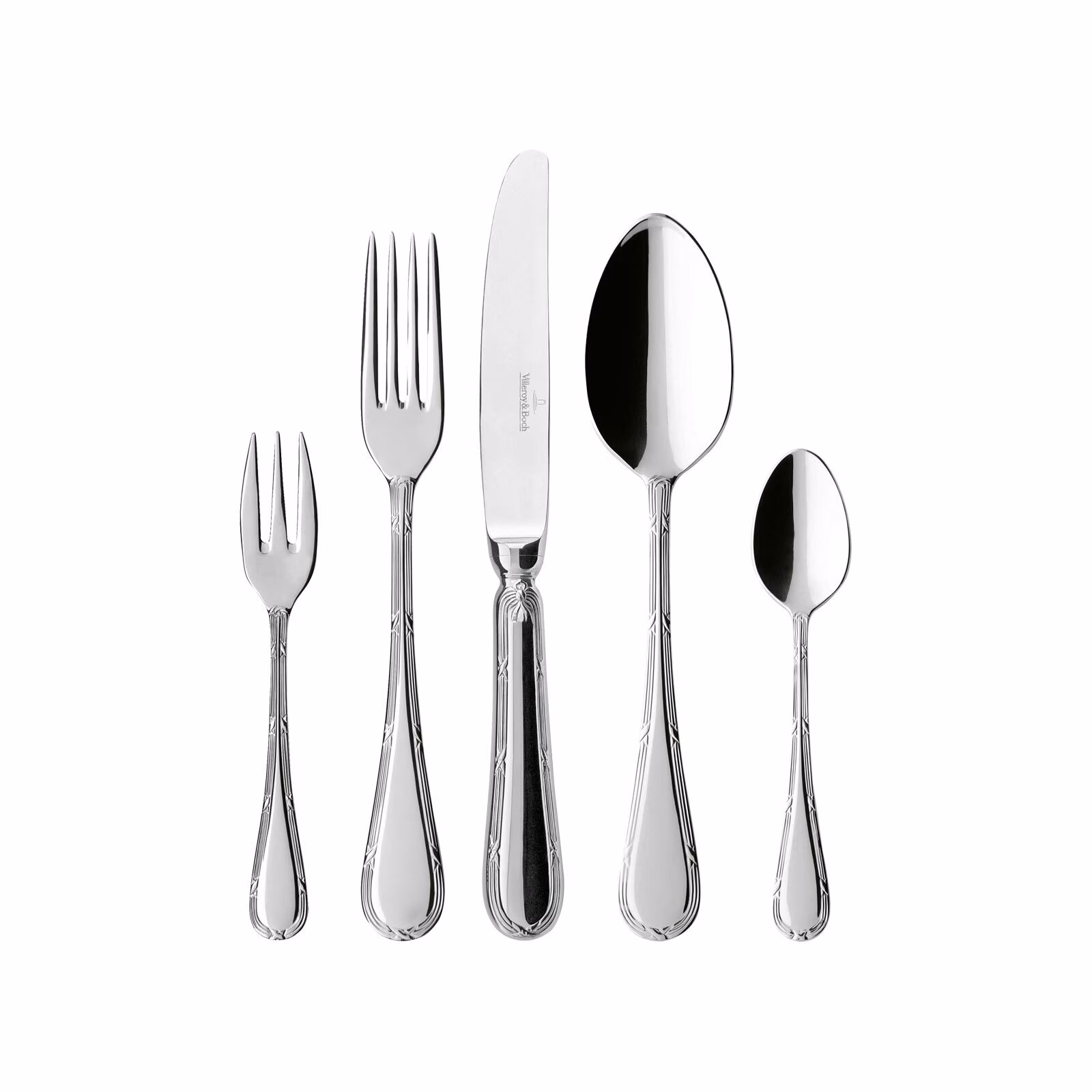 Villeroy & Boch Kreuzband Septfontaines 30 Piece Cutlery Set gray