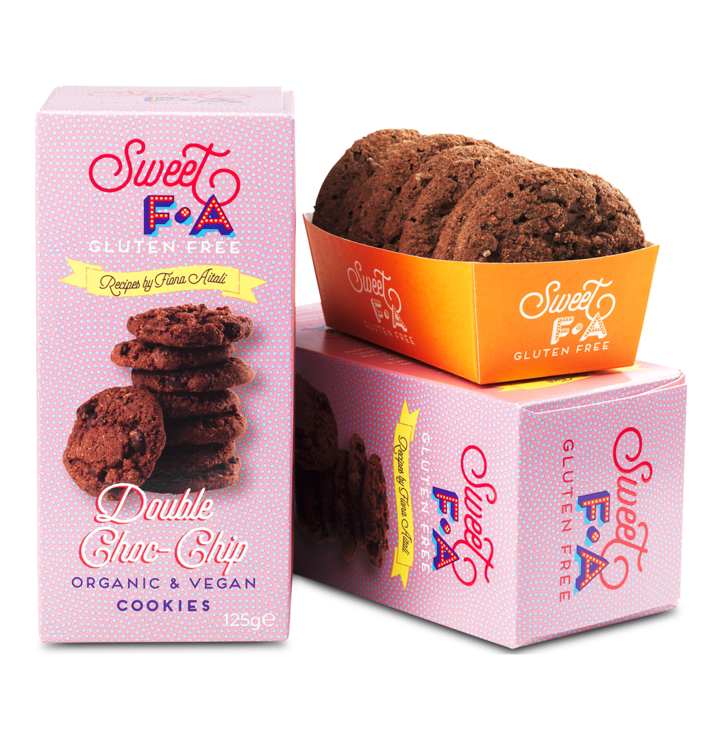 Jarrold Deli Other Brands Sweet FA Gluten Free Double Chocolate Chip Cookies 125g