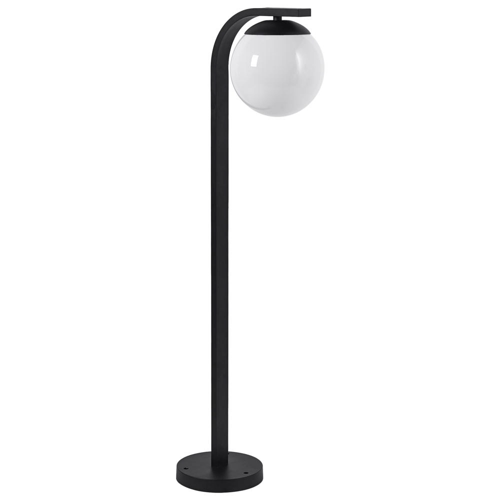 Beliani Outdoor Bollard Lamp Black Kulsi