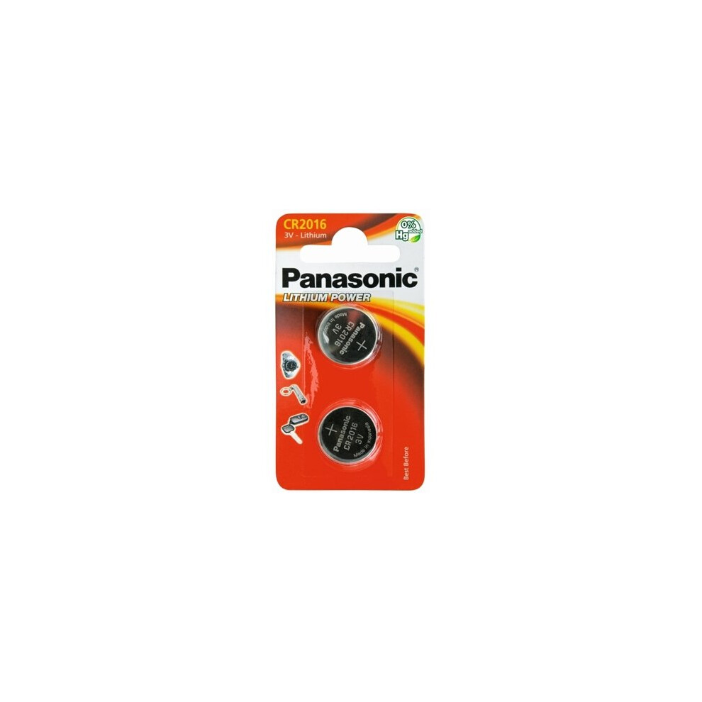Panasonic 1x2 Panasonic CR 2016 Lithium Power