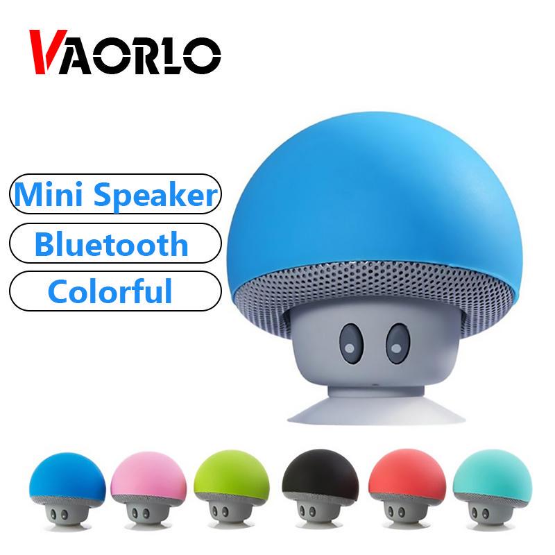Vaorlo Mini Bluetooth Speaker Portable Wireless Stereo Subwoofer Waterproof Sucker Bracket Wireless Speakers With Mic HandsFree
