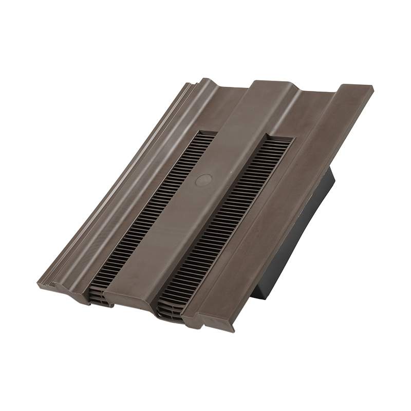 HAMBLESIDE DANELAW Castellated Flush Fit Roof Tile Vent - Brown HD TV15/4-B
