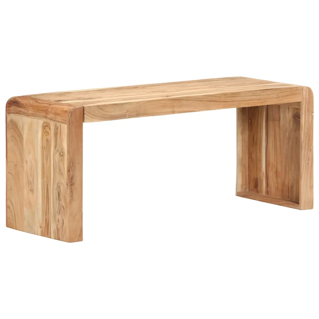 VidaXL Bench 110x38x46 cm Solid Acacia Wood