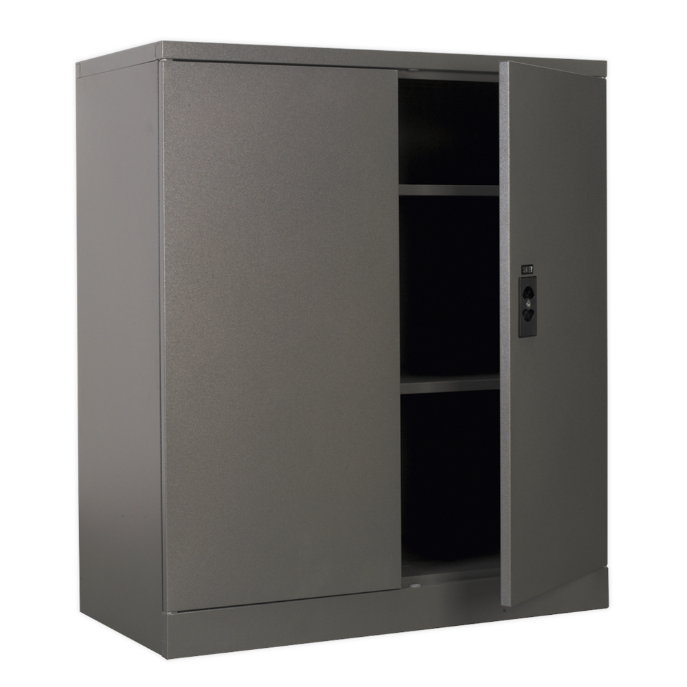 41.73" H x 36.02" W x 18.11" D Floor Cabinet gray