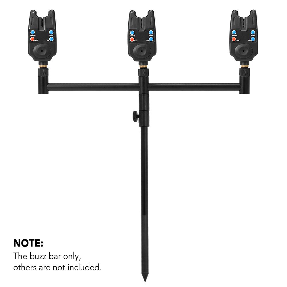 TOMTOP JMS Carp Fishing Buzz Bars Fishing Rod Holder Fishing Pole Rest Fishing Alarm Rest 36cm