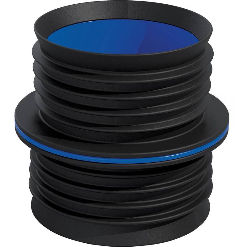 Flexseal ICON 4 Inch Internal Push-fit Coupling for 93-98mm and 99-103mm Pipe EPDM ICP95-100