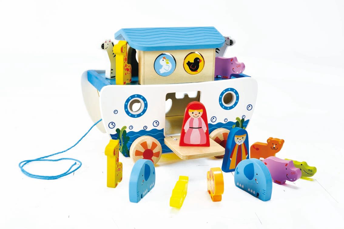 Hape Pull Along Noahs Ark