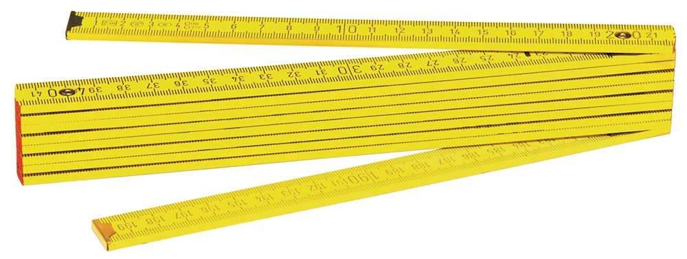 CK Tools T3514 Folding Rule, Wood, 2Mx245Mm