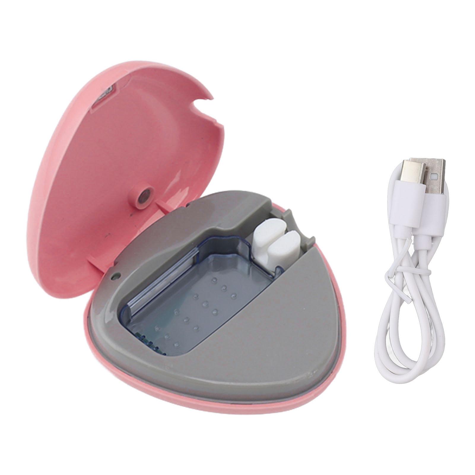 COSYHOME Toothbrush Sanitizer Portable Rechargeable Toothbrush Cleaner Holder Travel Home Toothbrush Case