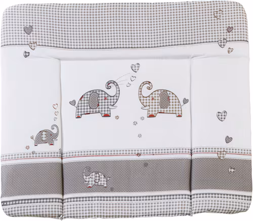 Roba Wickelauflage soft Jumbo twins grau