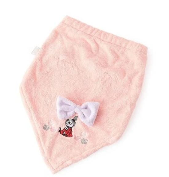 NicoBaku-Japan Honyarado Moomin Hair Drying D14 Hmw44652 Cap, Pink, Size Approx. W17.5 H7.5 Pink