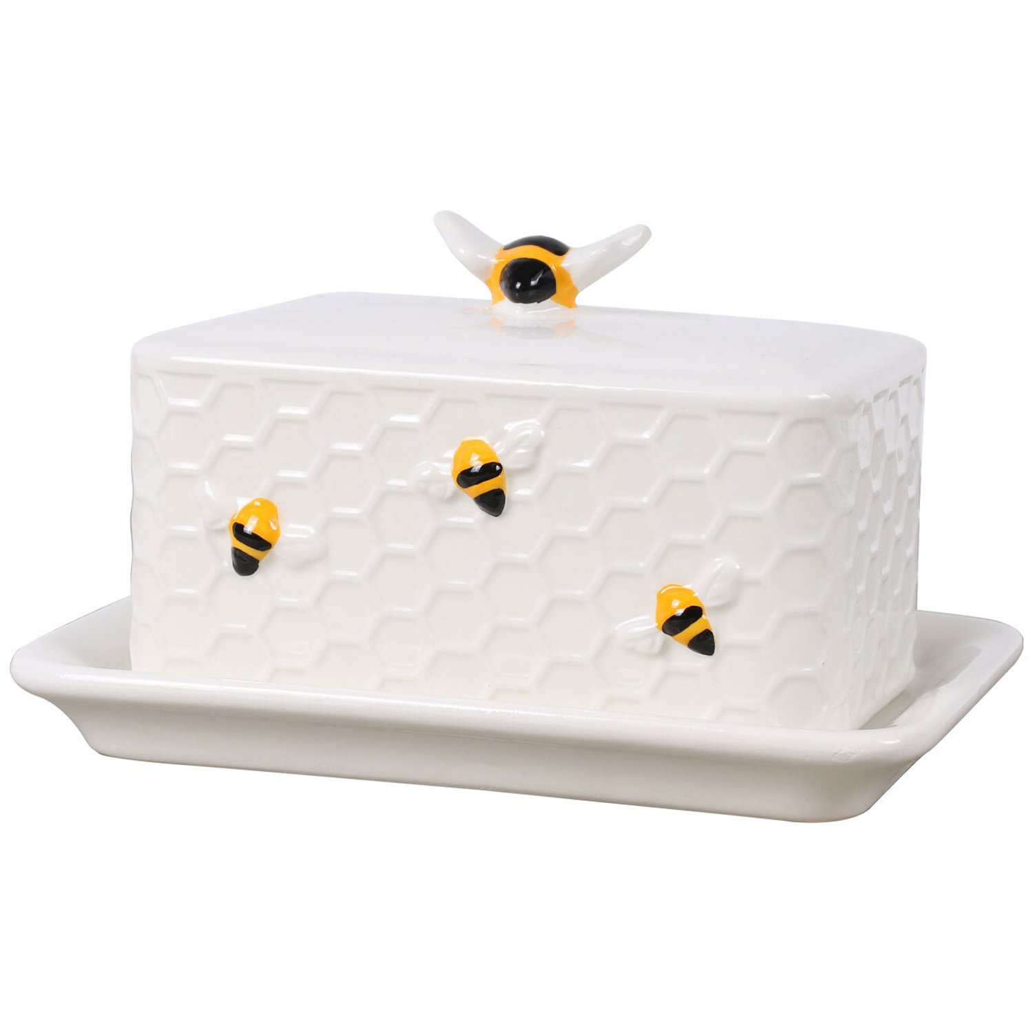 Honeycomb Butter Dish