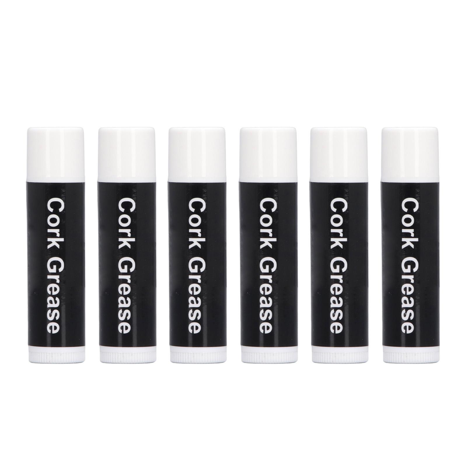 COSYHOME 6Pcs Cork Grease Clarinet Saxophone Flute Lubricant Tube Cleaning Care Woodwind Instrument