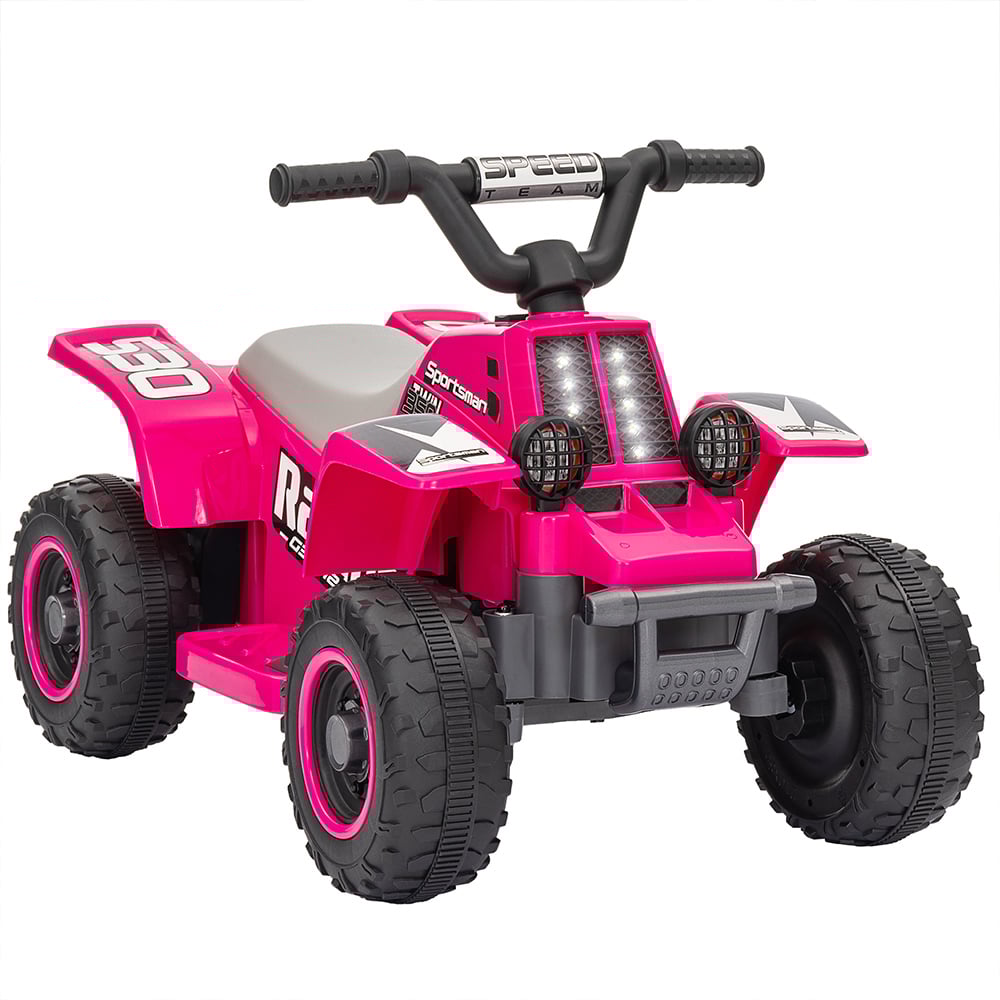 AIYAPLAY Kids Pink Electric Quad Bike