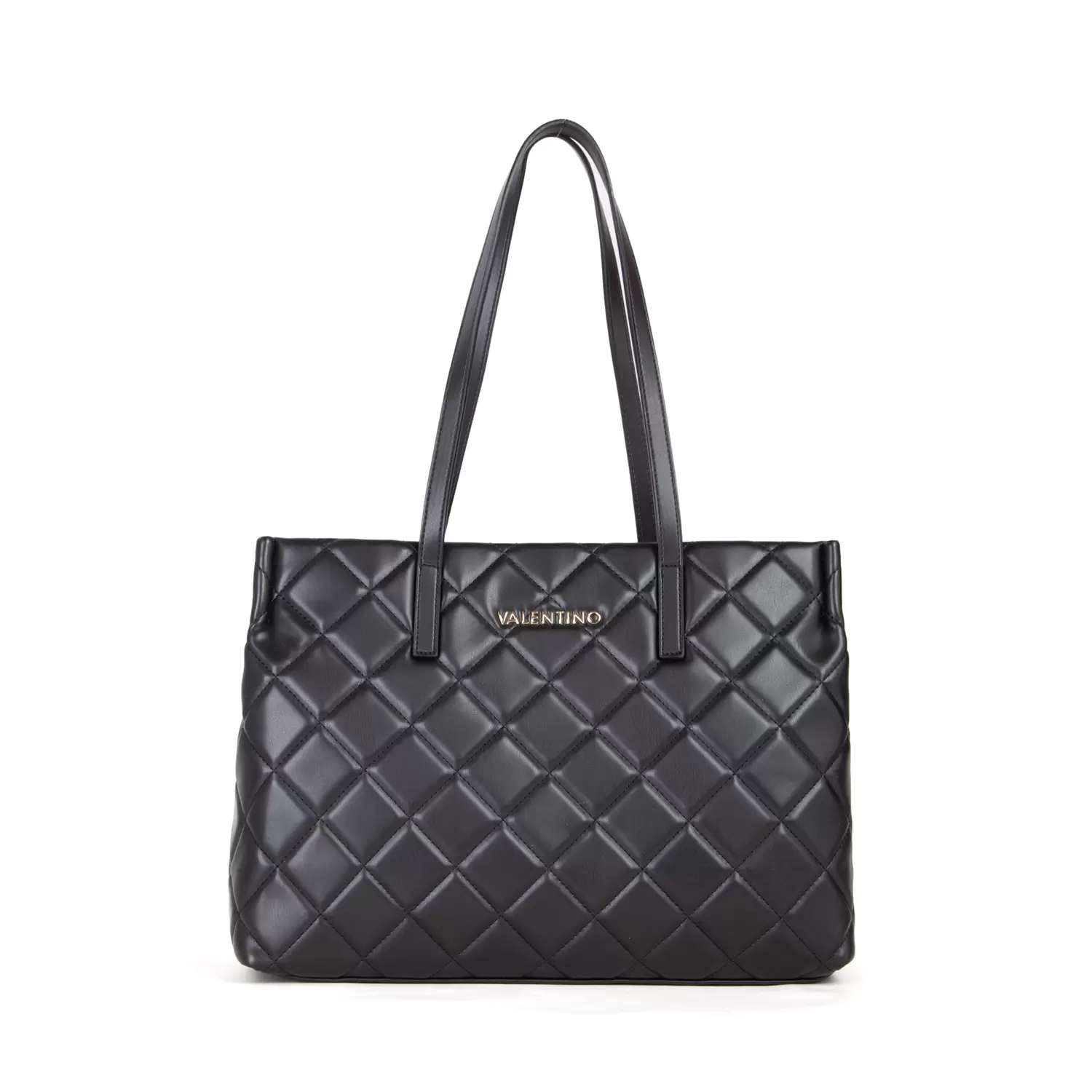 Valentino Ocarina Quilted Faux Leather Tote Bag