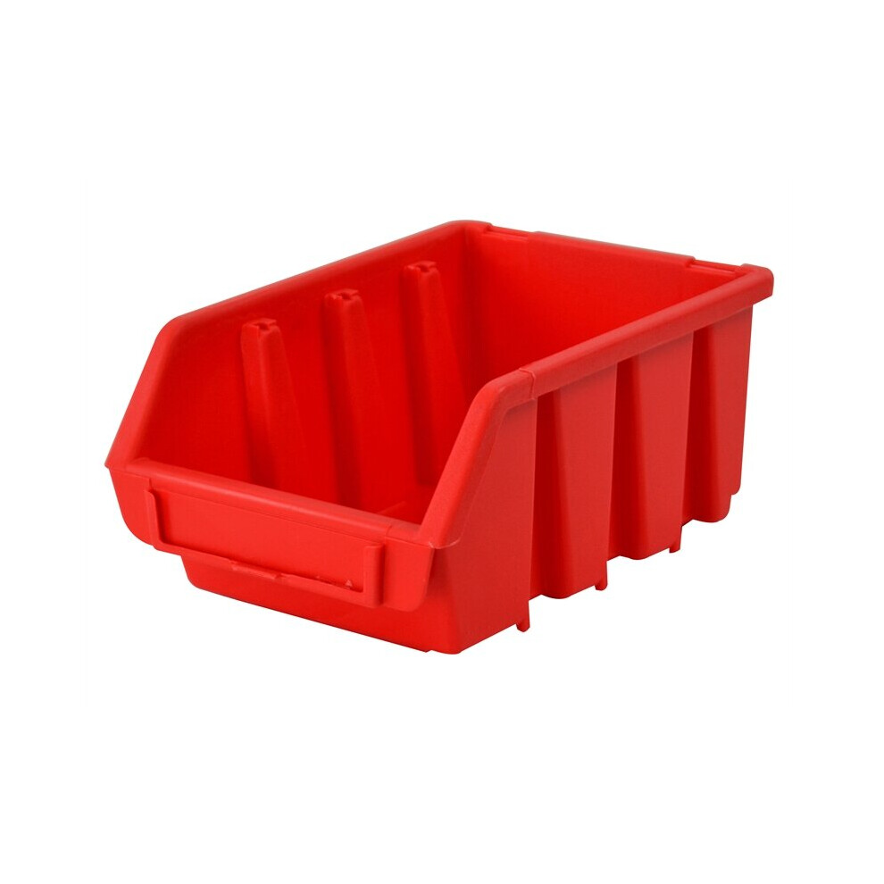  Ergobox Interlocking Storage Bin Red 116mm 212mm 75mm