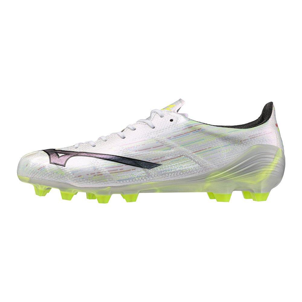 Mizuno Alpha II Mens Firm Ground Rugby Boots - White