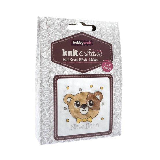 Hobbycraft New Born Mini Cross Stitch Kit