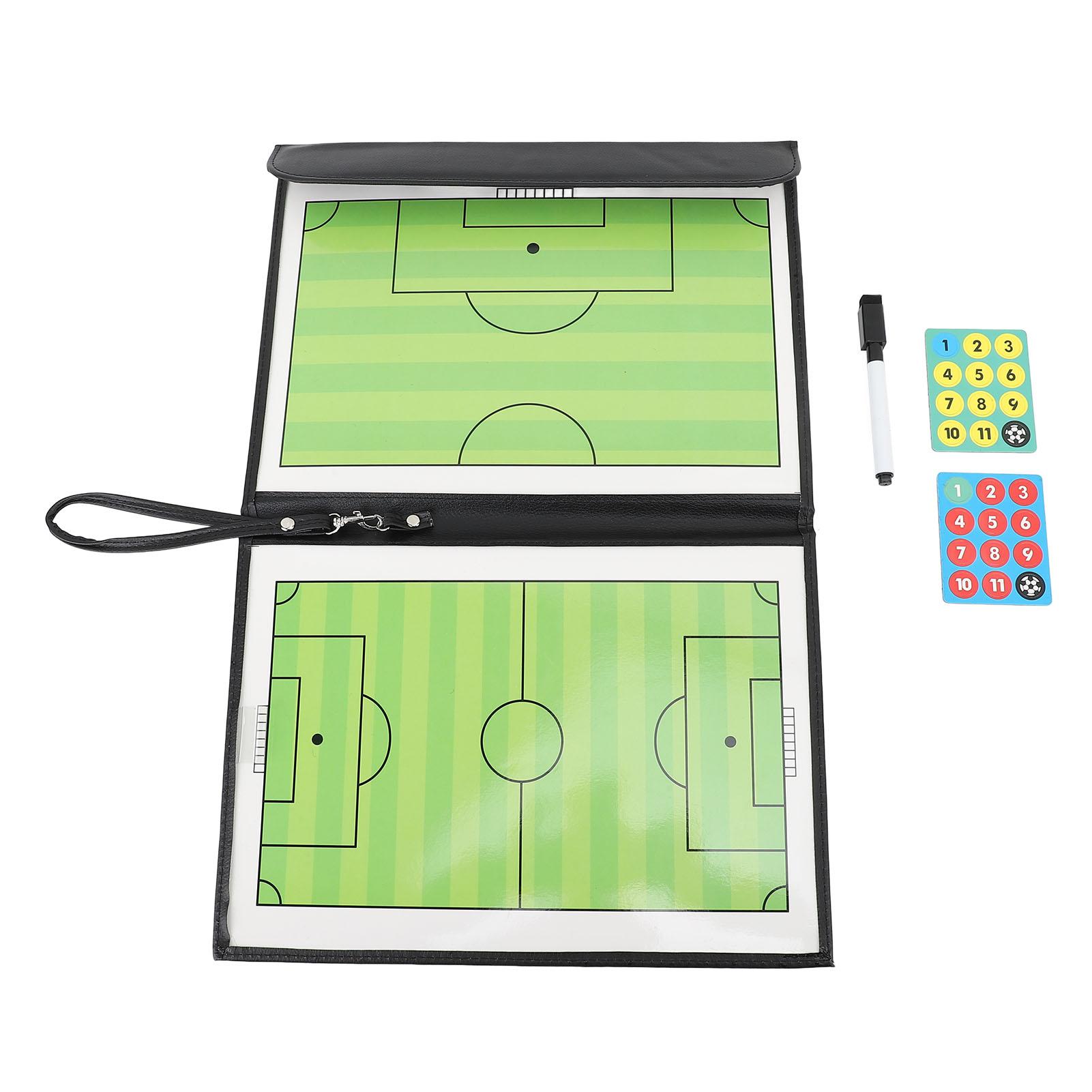 Vestidos Soccer Coaching Board Soccer Coaches Clipboard Portable Football Training Strategy Coach Board with