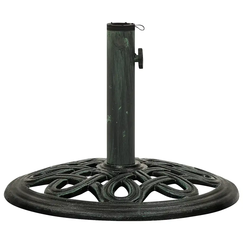 VidaXL Umbrella Base Green 40x40x32 cm Cast Iron