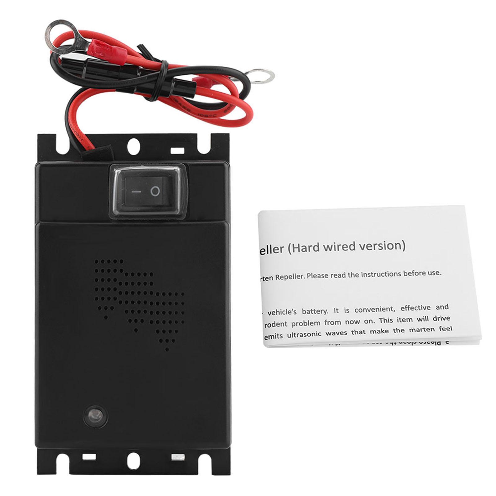 GoolRC 12V Car Rat Rodent Ultrasonic Repellent Vehicle Chases Rat Rodent Mice