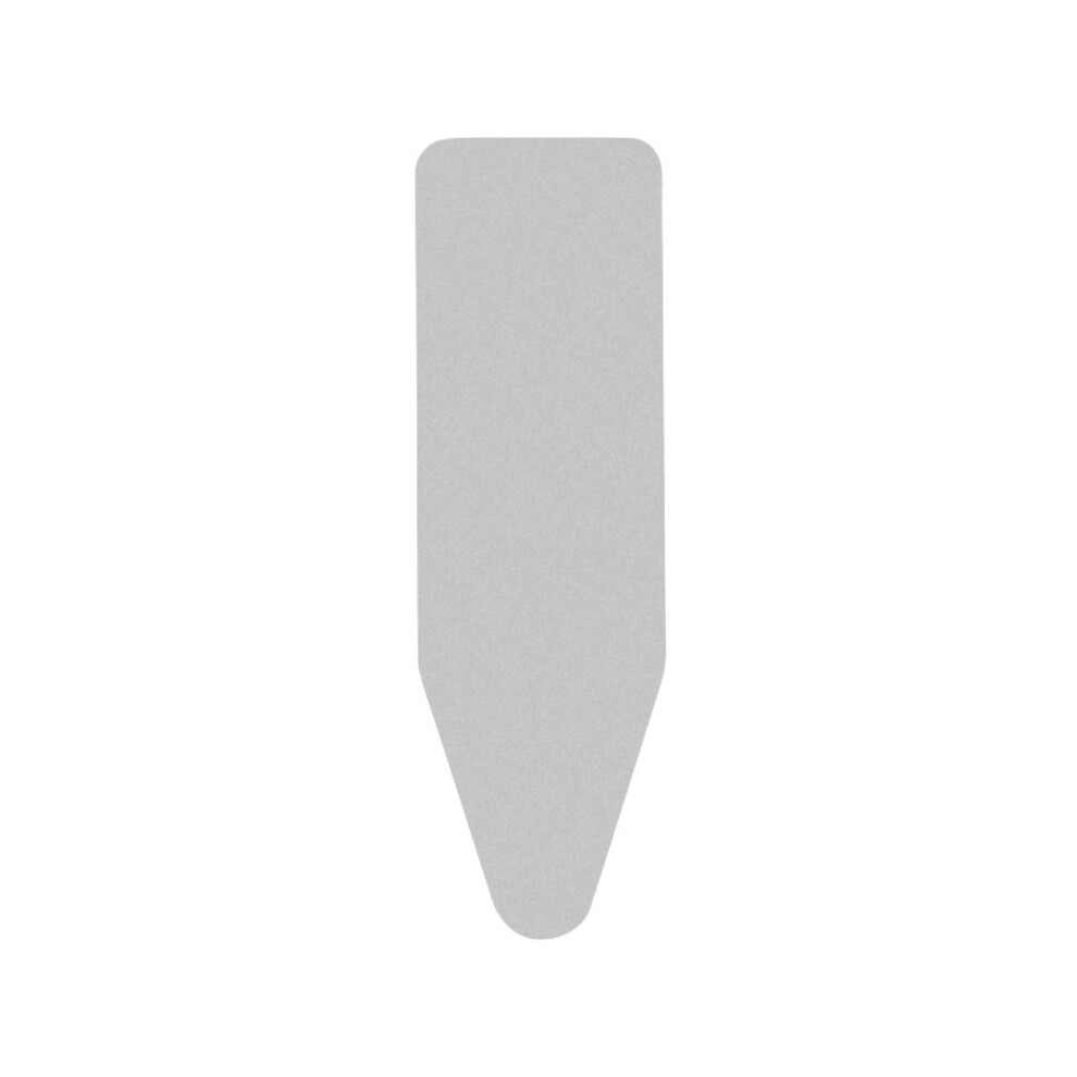Brabantia 317309 Metallised Silver Ironing Board Cover with 2 mm Foam, L 135 x W 49 cm, Like New
