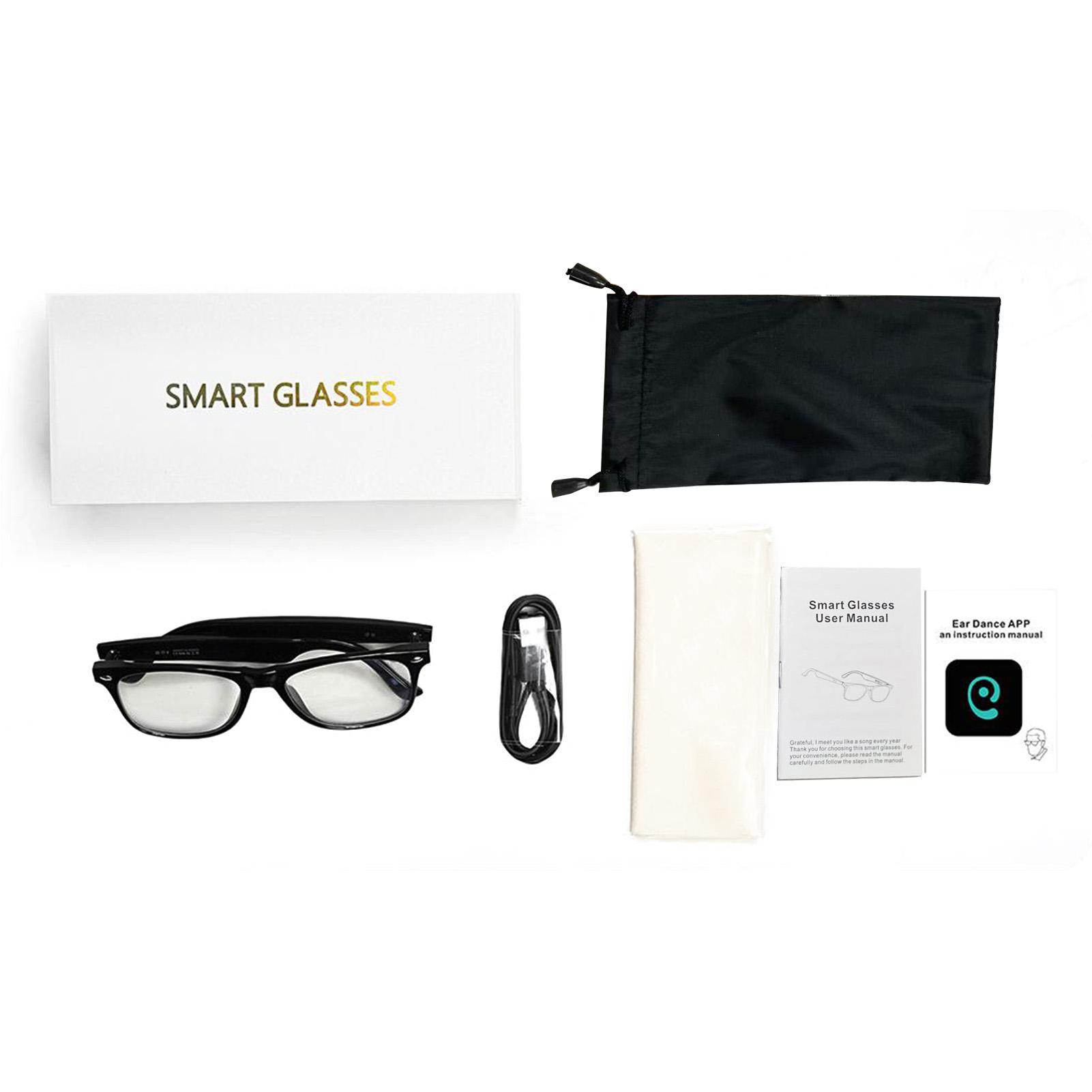 DIYelecs Smart Glasses for Women Men BT 5.4 Support o Translation Calling Song Playback Lightweight