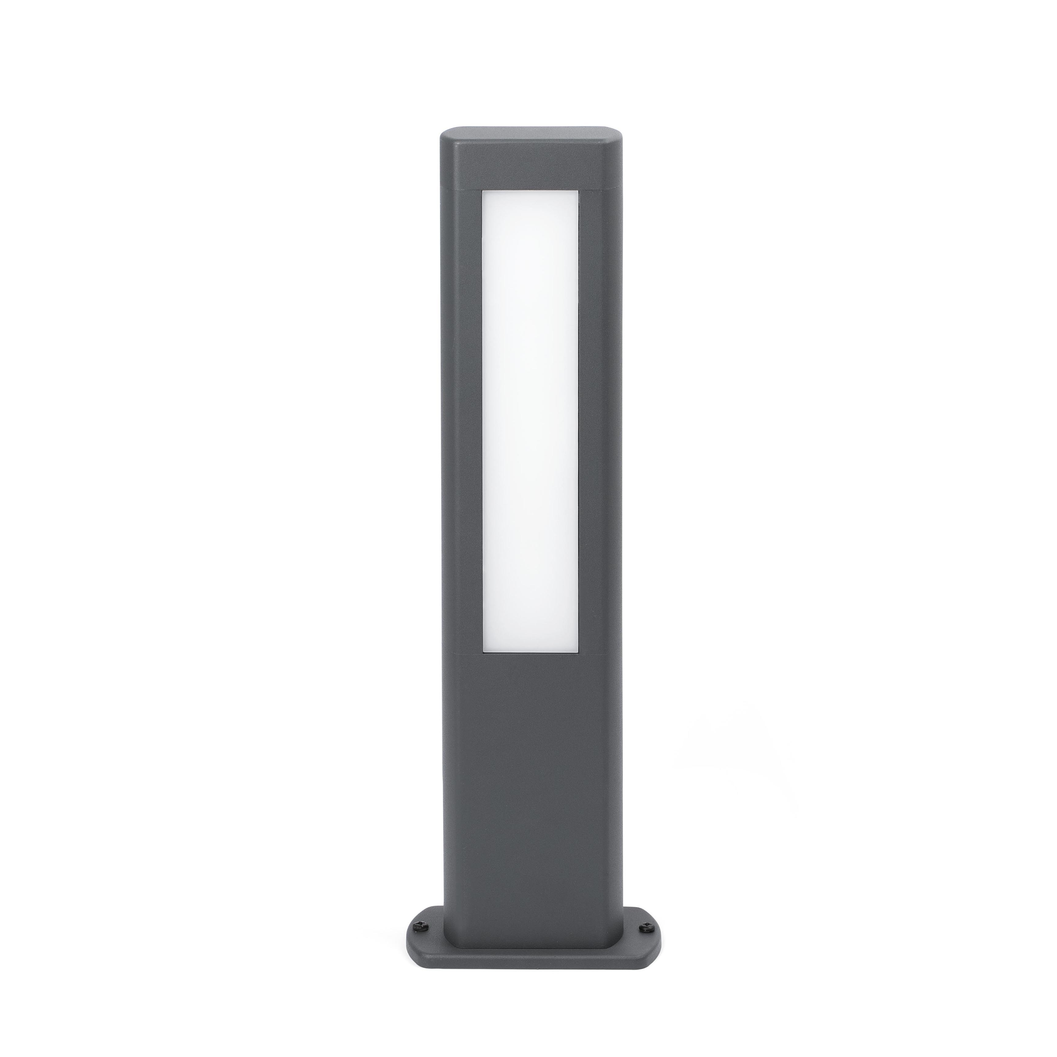 Faro Lighting Led Outdoor Short Bollard Light Dark Grey Ip54