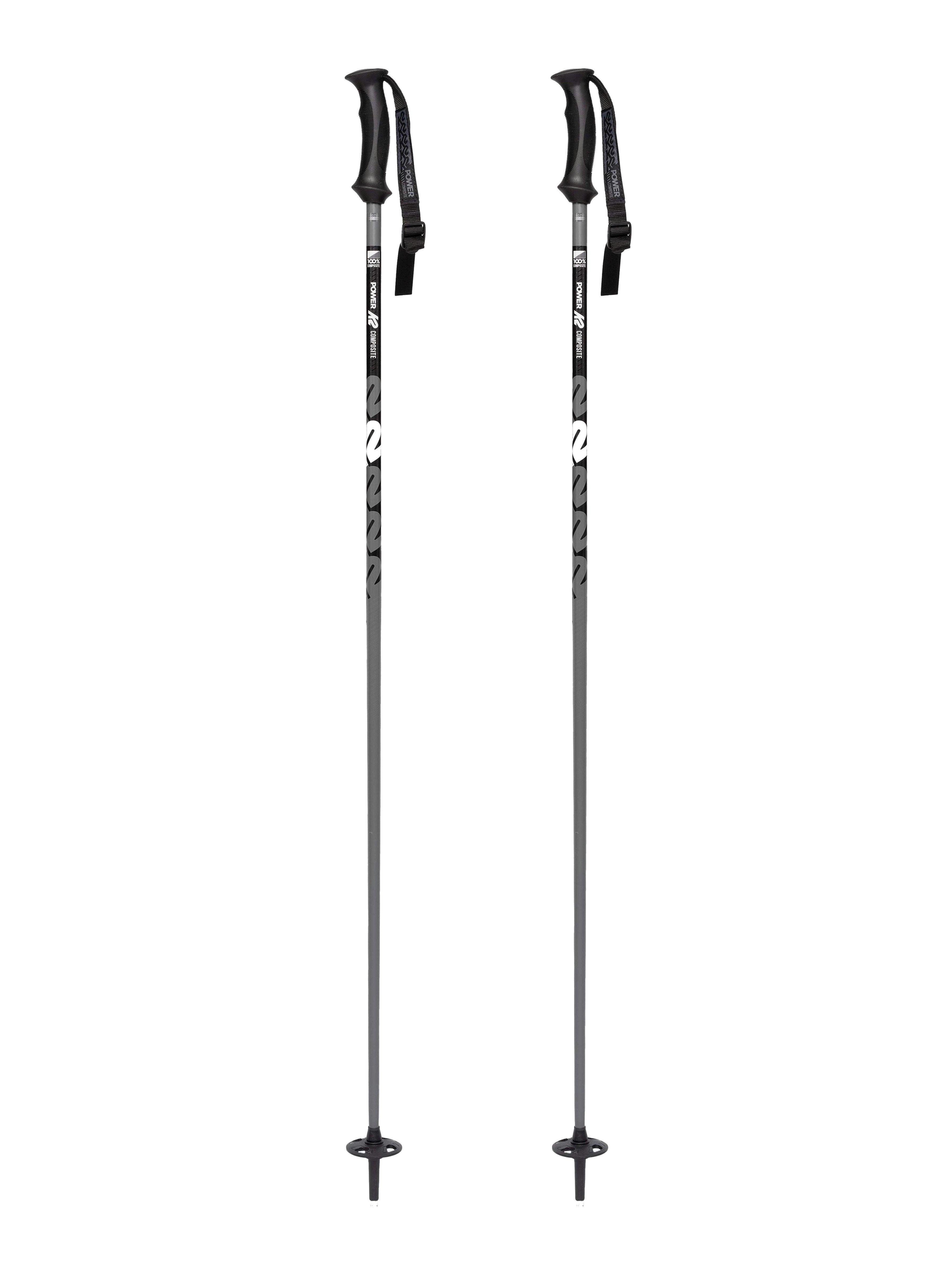K2 Power Composite Ski Poles - Grey