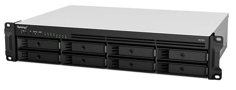 Synology RackStation RS1221RP+ NAS/storage server Rack (2U) Ethernet LAN Black V1500B