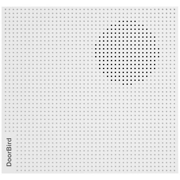 DOORBIRD 423867352 Intercom Accessory Black Mount Horizontally 45°