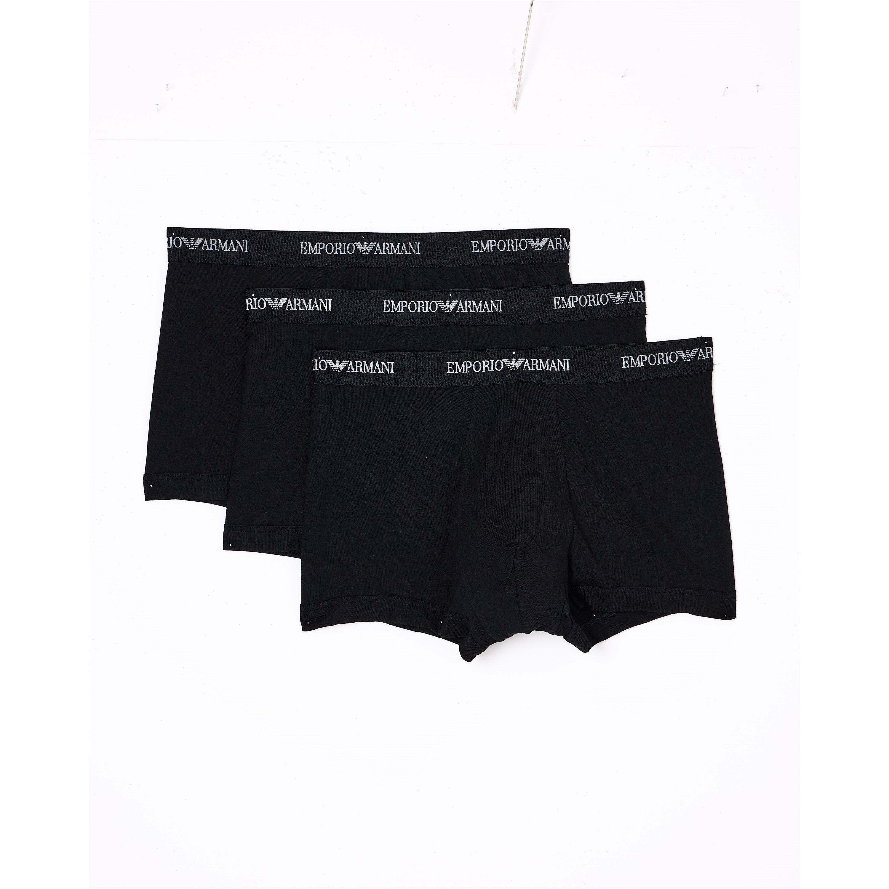 Emporio Armani Emporio Armani 3 Pack Bottom - Black