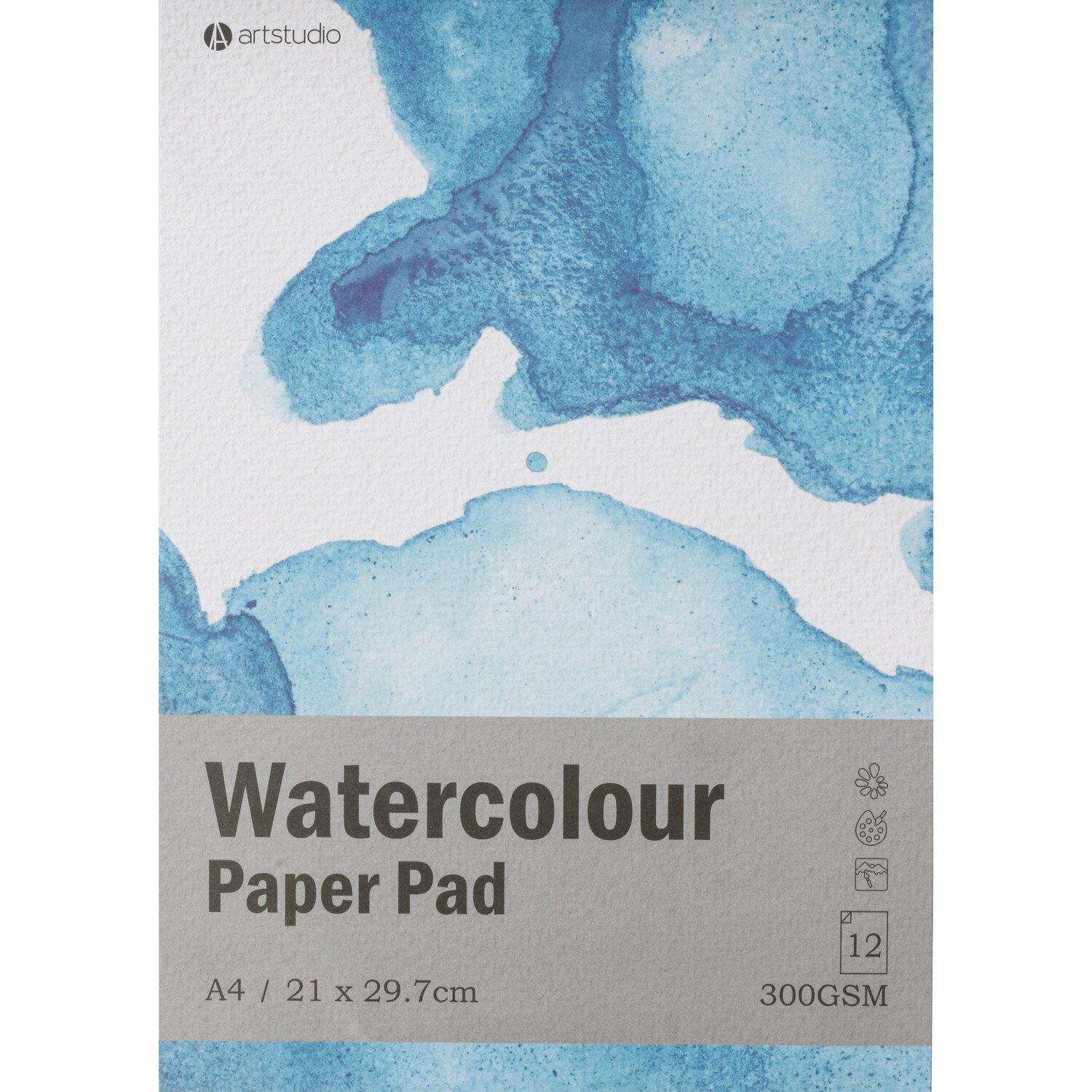 Art Studio Watercolour Paper Pad - White