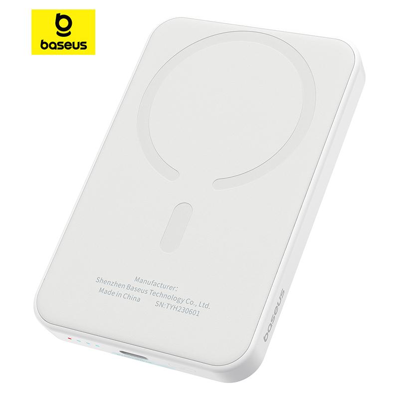 Baseus Magnetic Mini Wireless Fast Charge Power Bank 5000mAh 20W for iphone 13-16 series black
