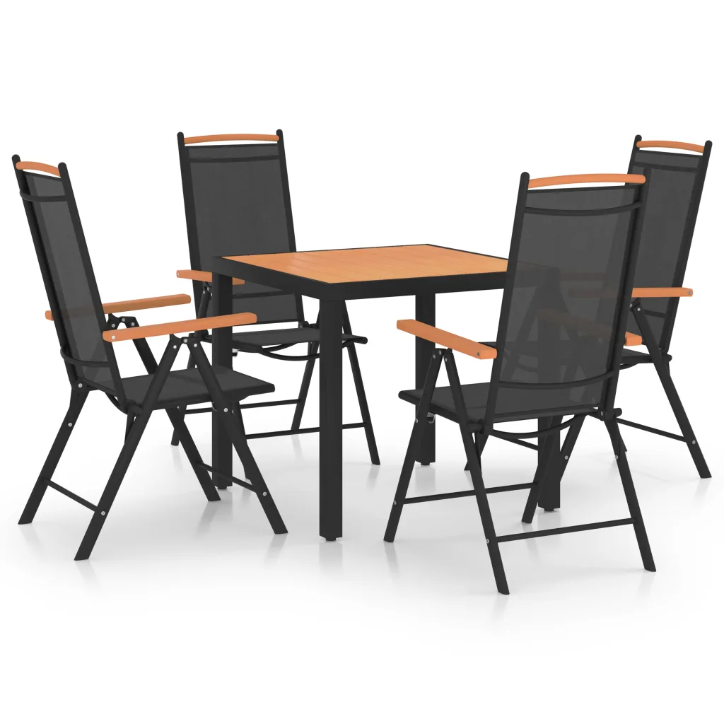 VidaXL 4 Seater Dining Set brown