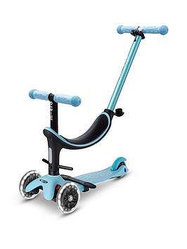 Micro Scooter Mini 2 Grow Deluxe Led Blue Scooter