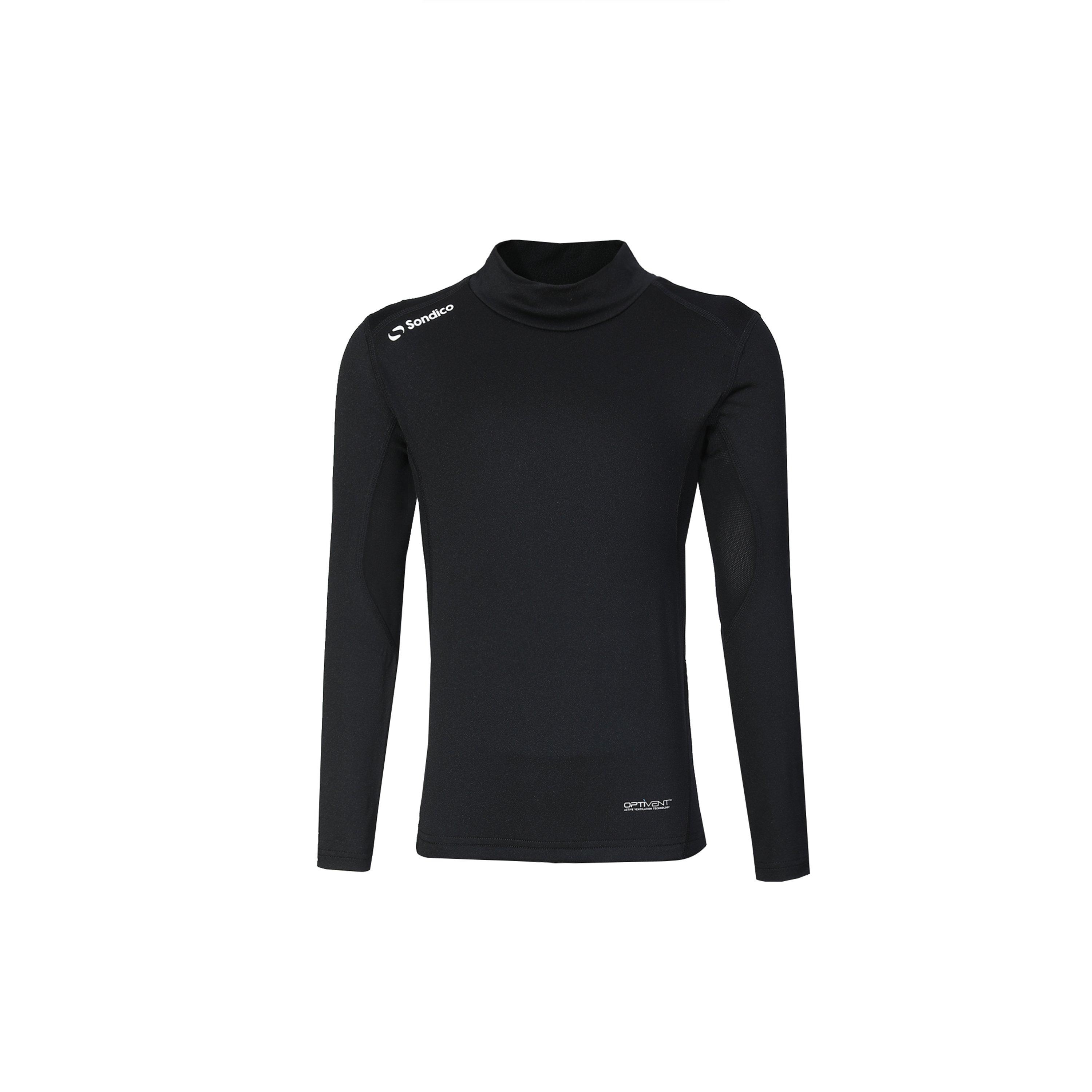  Mock Neck Baselayer Juniors - Black