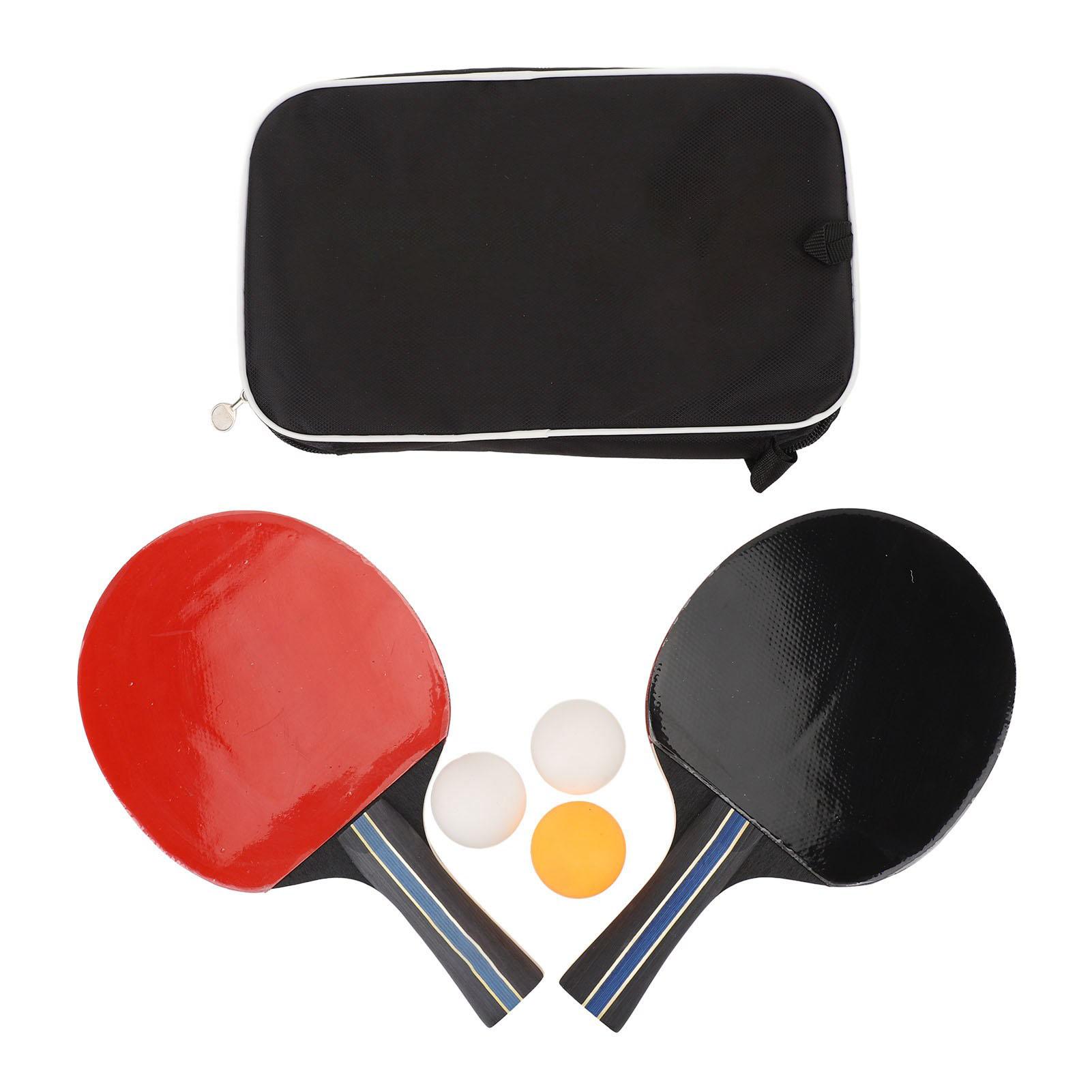 Vestidos Professional Table Tennis Paddles Balls Storage Bag 2 Table Tennis Rackets 3 Balls Game Accessories