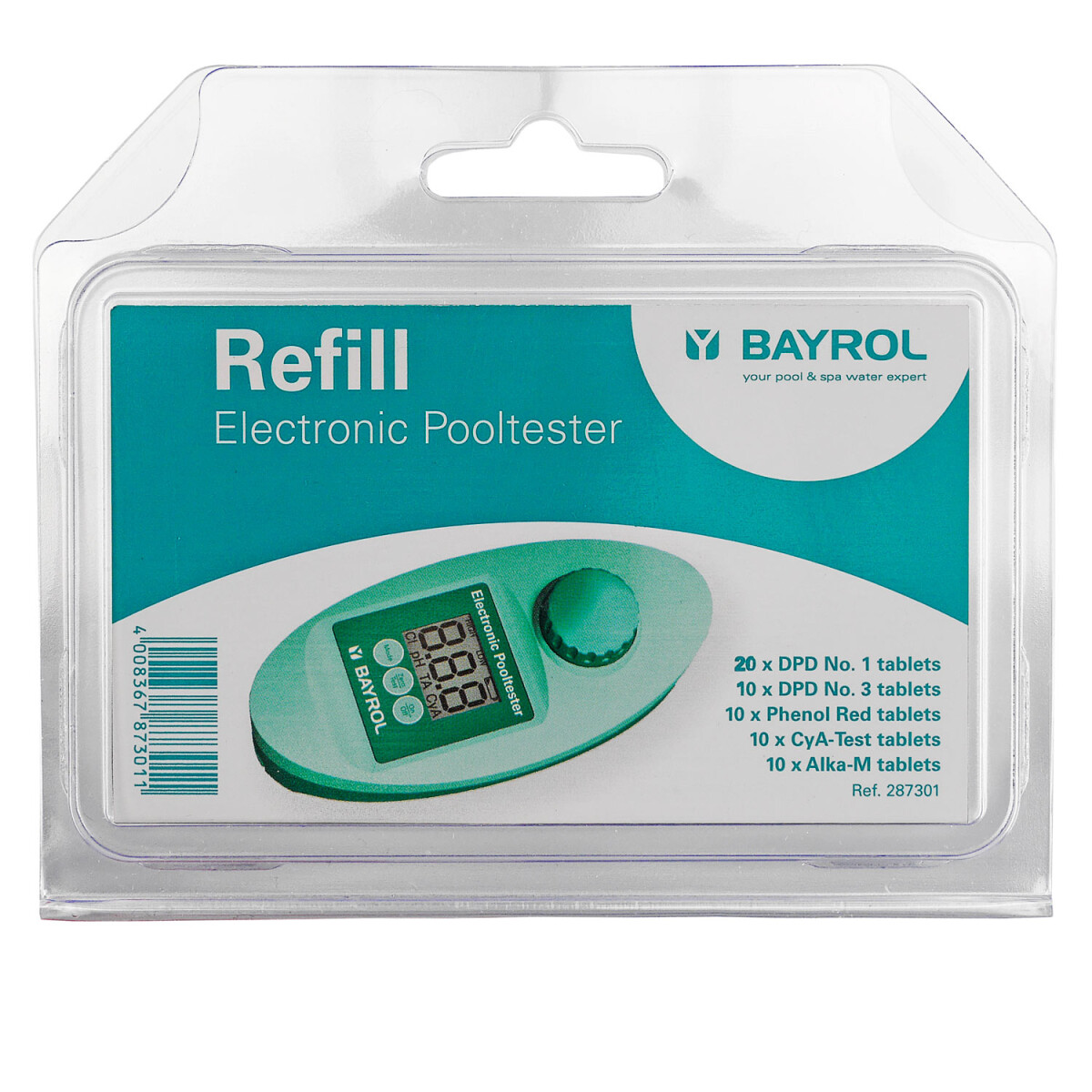 BAYROL Recharge pour testeur électronique Pooltester - 