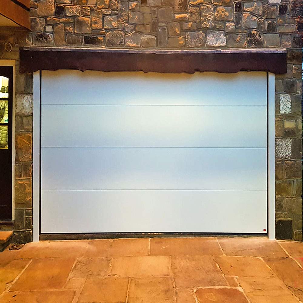 BIRKDALE Premium Sectional Garage Door - White 4.5X2.4 Supply Only