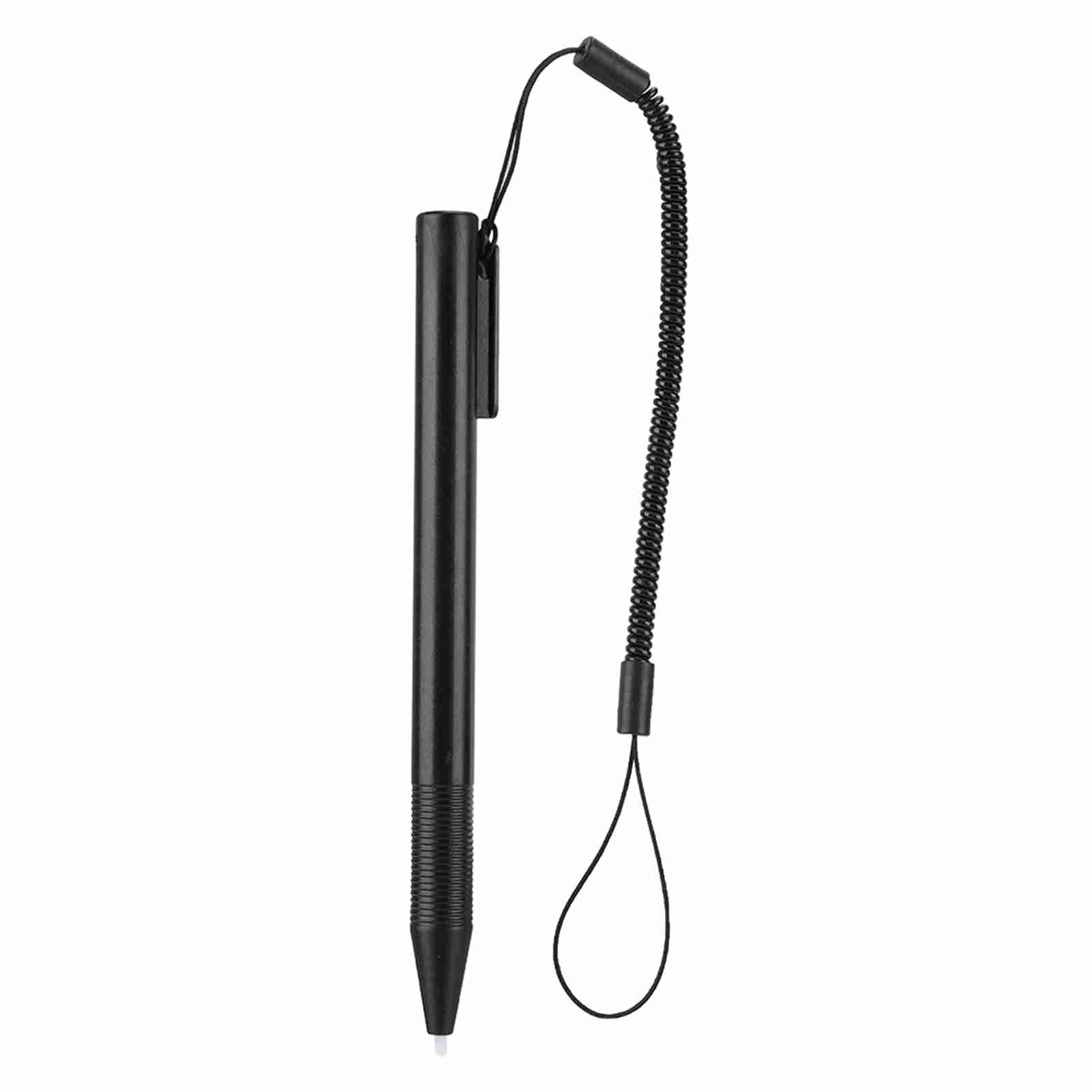 Automobile And Motorcycle Supplies Resistive Touch Screen Anti scratch Stylus Pen With Spring Rope for POS PDA Navigator black