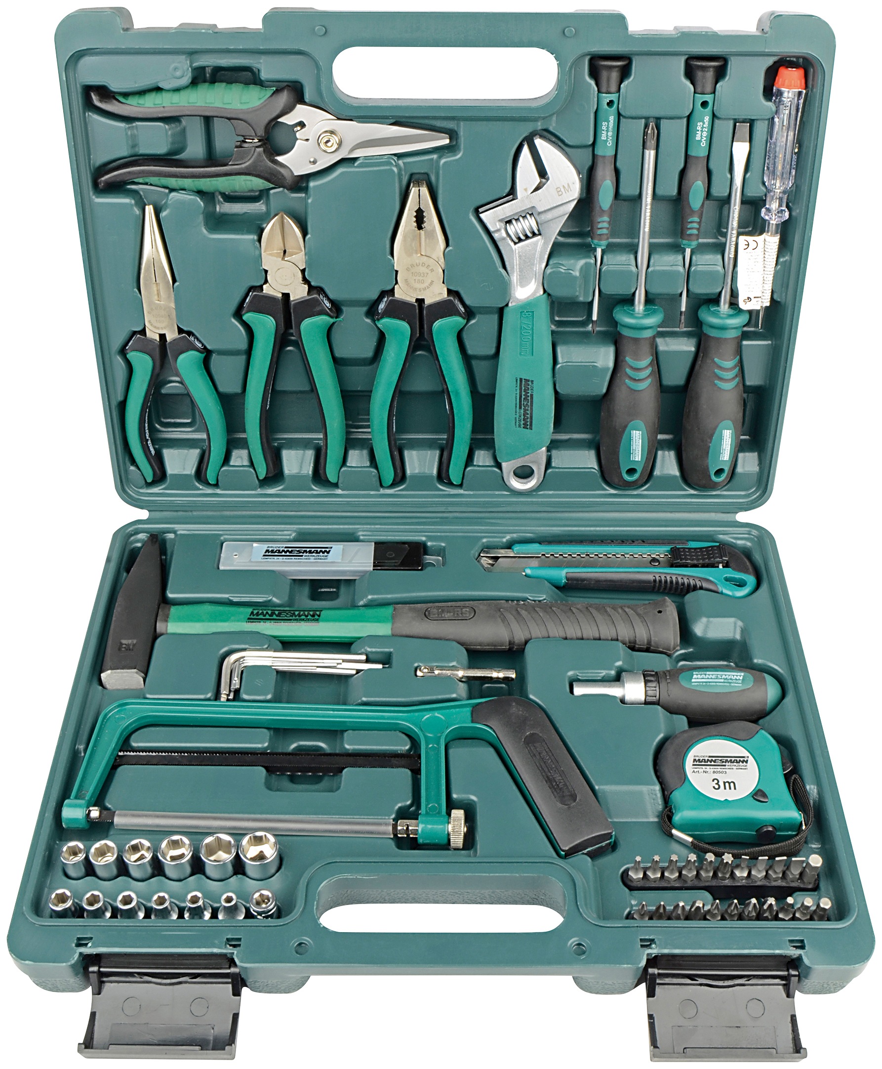 Brüder Mannesmann 74 Piece Tool Set 29074