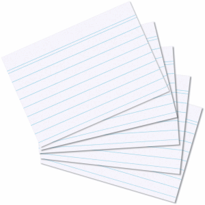 Herlitz 1150705 index card White 100 pc(s)