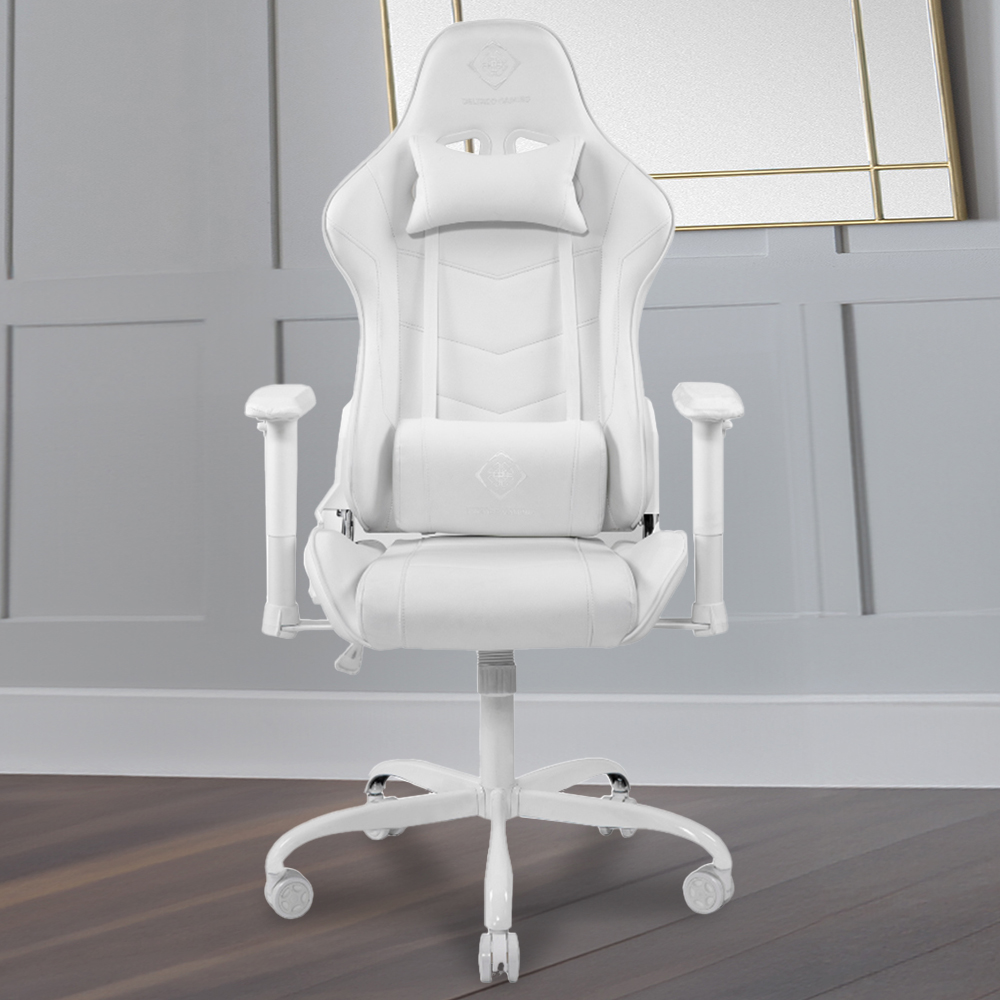 DELTACO GAMING Deltaco White Leather Gaming chair