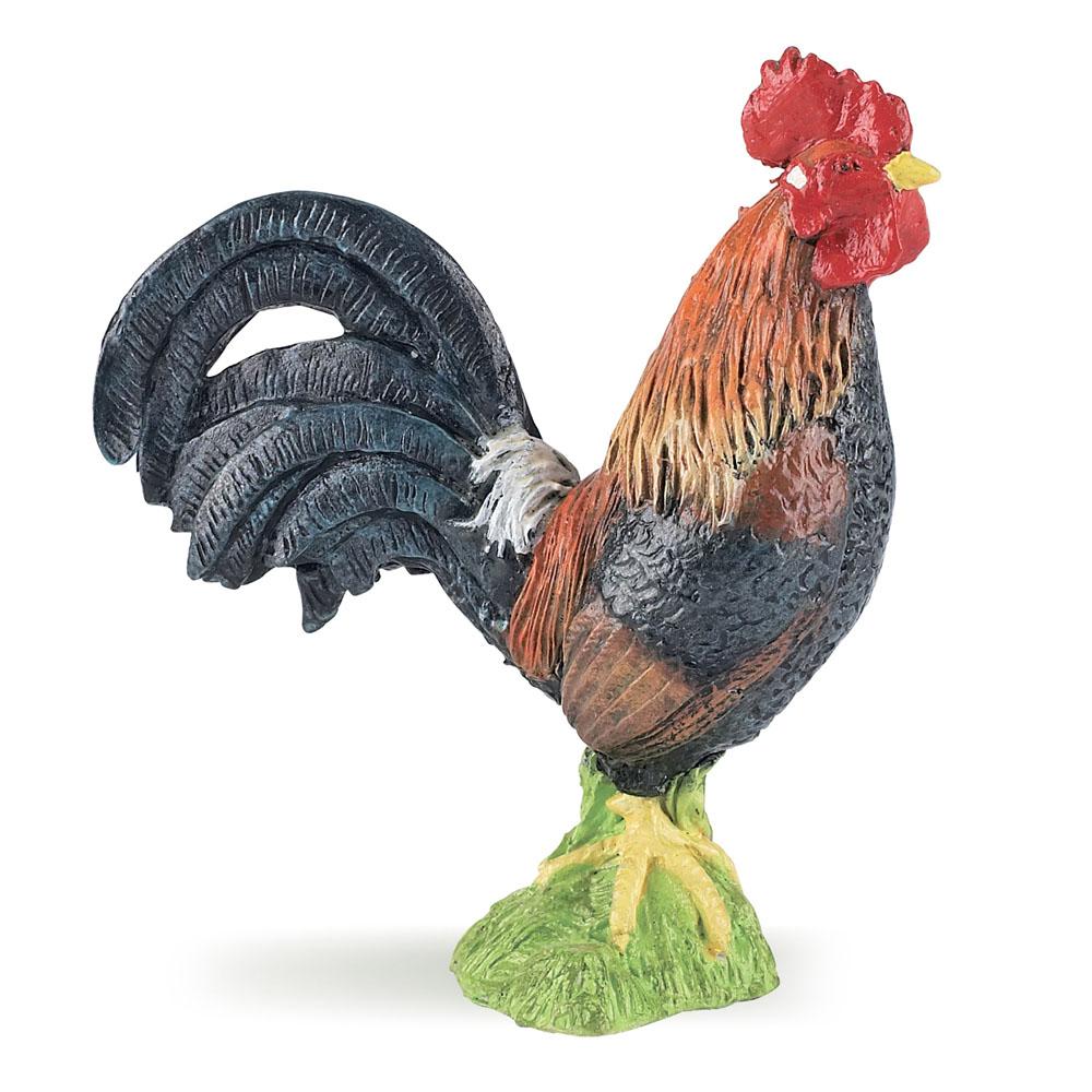 Papo Farmyard Friends Gallic Rooster Toy Figure, Three Years or...