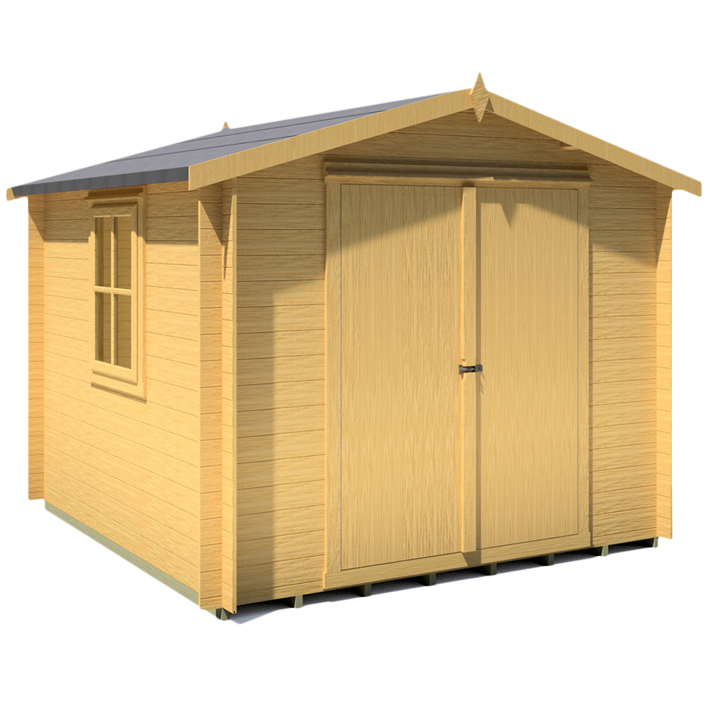 Shire 19mm Log Cabins Bradley 9x9
