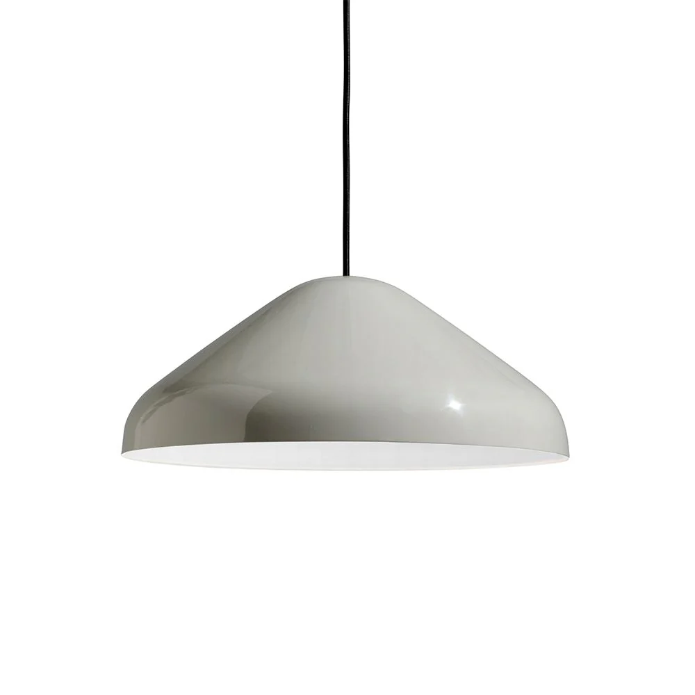 HAY Pao Pendant Light - Steel - Cool grey / Medium : 35cm Single Pendant Lights HAY Designer Pendant Lighting