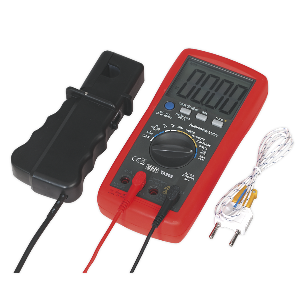 Sealey TA202 Digital Automotive Analyser 14 Function with Inductive Coupler